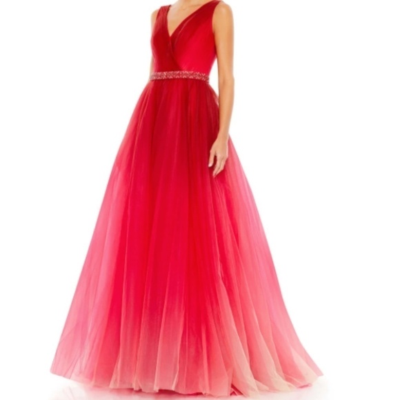 Mac Duggal Dresses & Skirts - MAC DUGGAL Prom Formal Quinceañera Party Red Ballgown • size 6 NWT